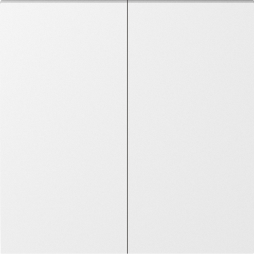 Клавиша 2-я для перекрёстного переключателя,  матовый белый,  серия A07