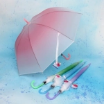 Зонт-трость женский «Градиент» микс 4 цвета, 8 спиц, d-92см, длина в слож. виде 72см