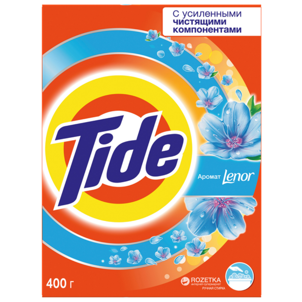 Стиральный порошок Tide Ручная стирка с ароматом Lenor 400 гр