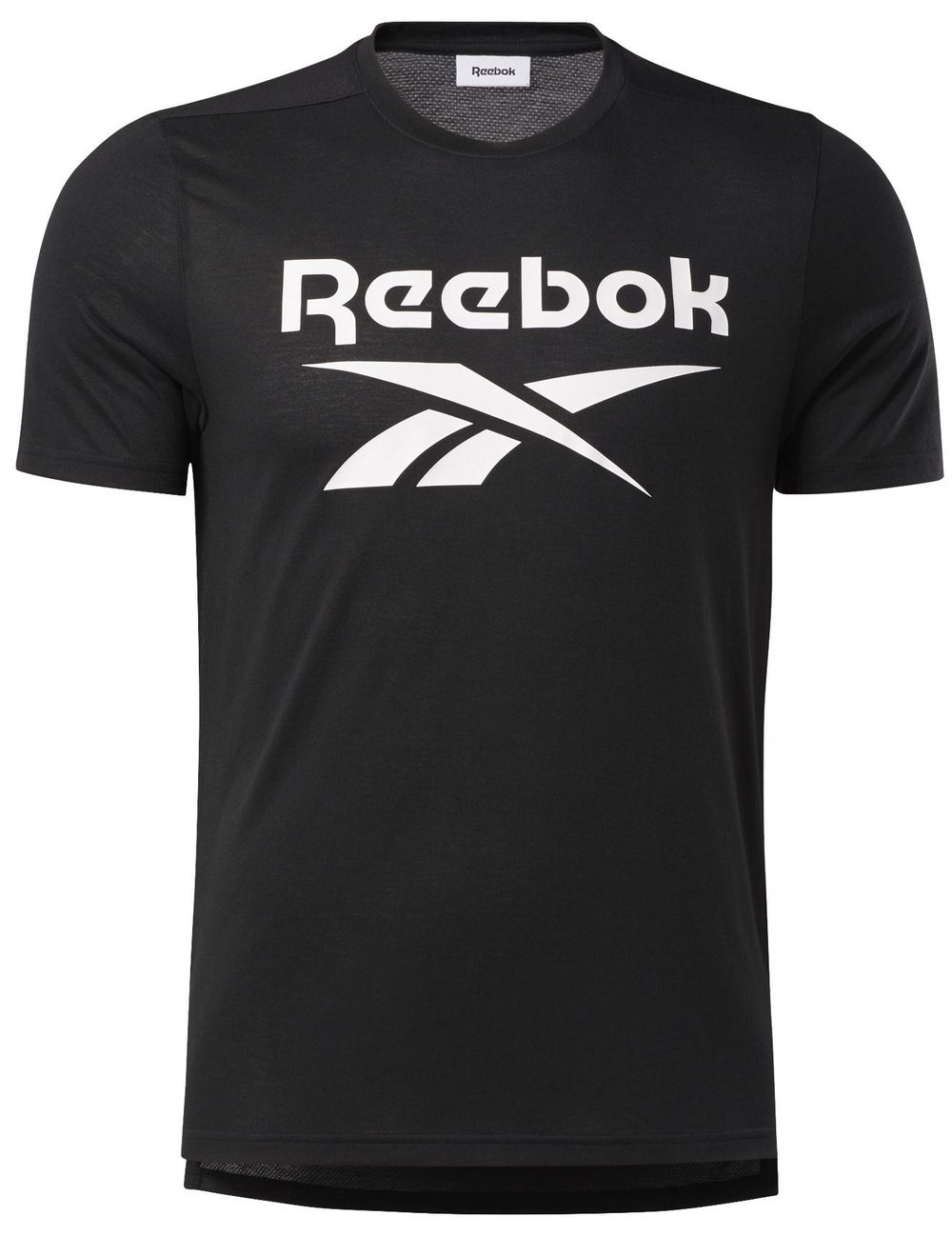 Футболка мужская теннисная Reebok Workout Supremium SS Graphic - black