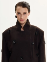 Полупальто MORNING DEW, коричневый