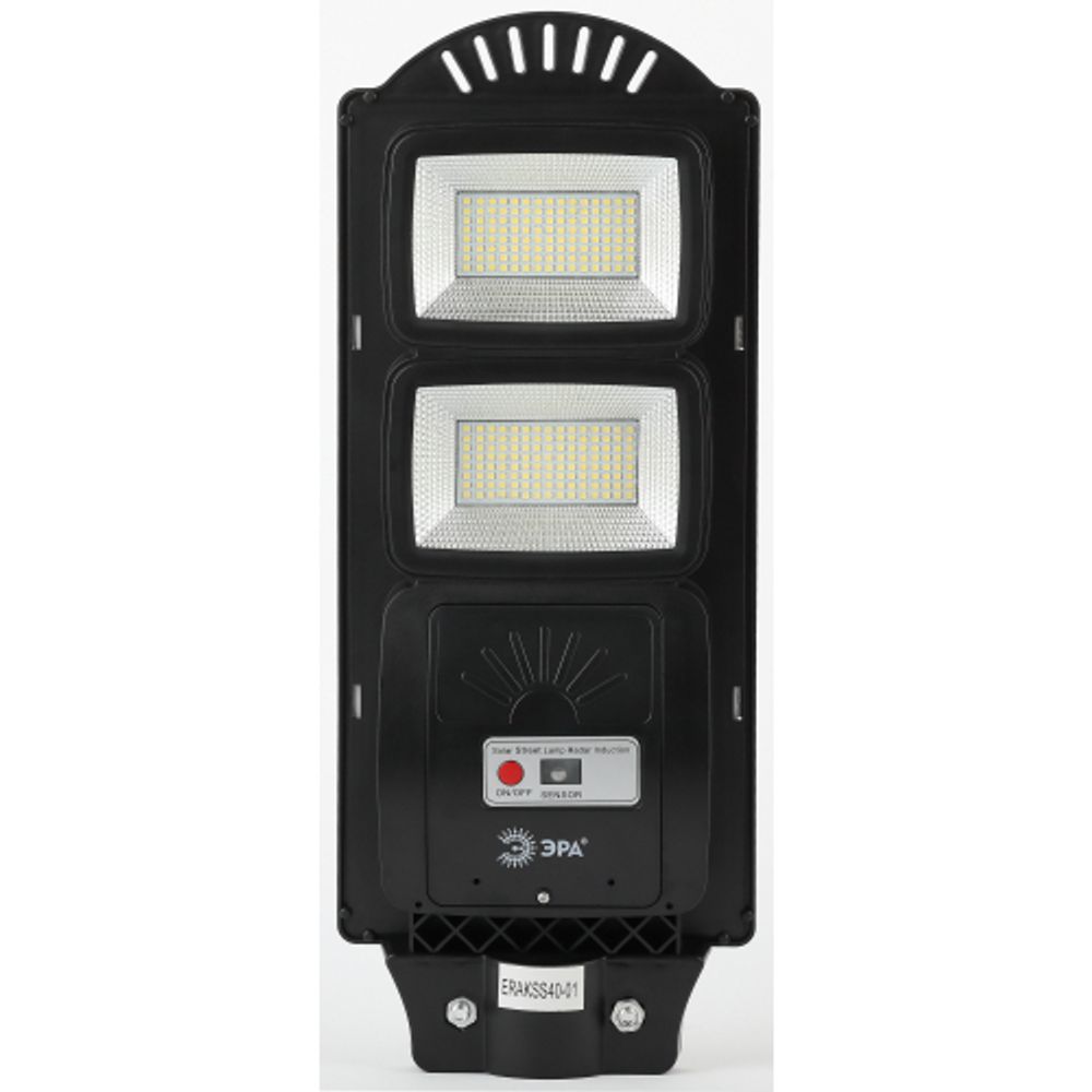 ЭРА Консольный светильник на солн. бат.,SMD, 40W, с датч. движ., ПДУ, 700lm, 5000К, IP65