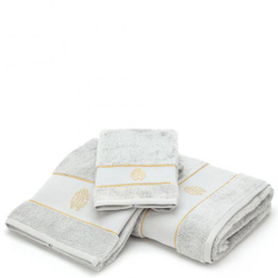 Набор полотенец 2шт Roberto Cavalli Gold New 946 grigio