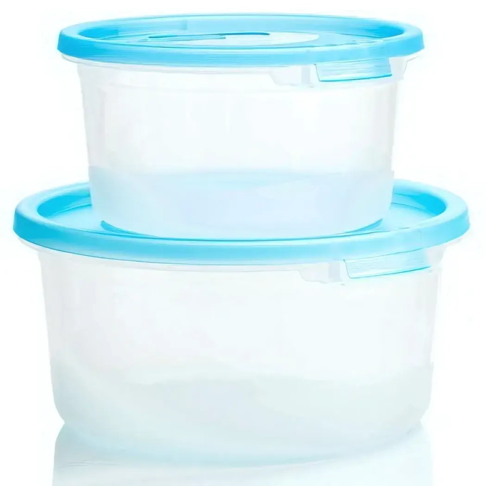 Набор контейнеров с клапаном 0,4л+0,8л 2шт «Смайл»