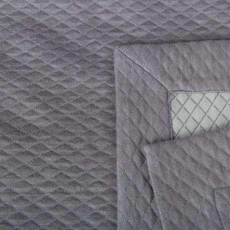 Наволочка трикотажная 50x70 Bella Donna Sommerdecke anthrazit темно-серая