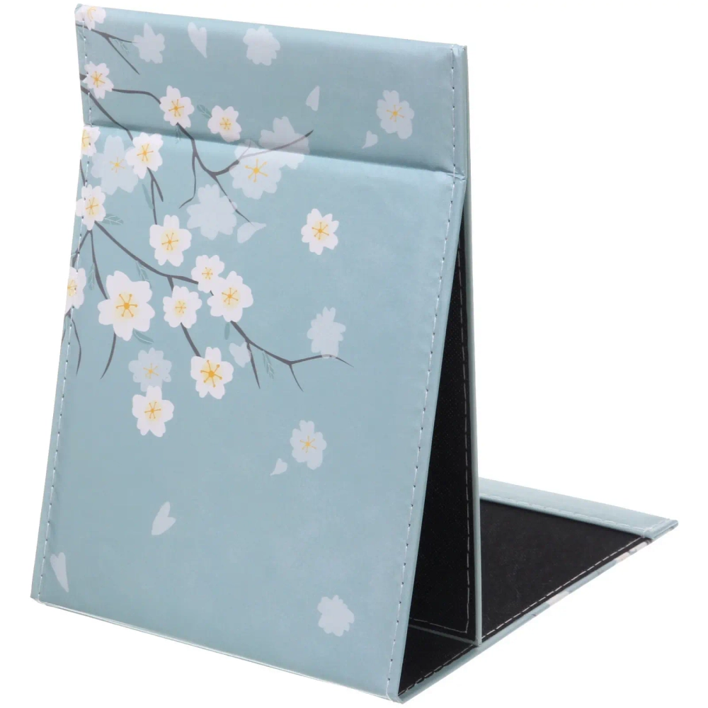 Зеркало косметическое складное «ФОРТУНА БРИ», микс 4 дизайна, сакура, 20*27,5см