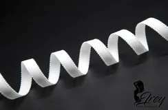 001 612/15 Бретель матовая Lauma 15 мм, белый 001