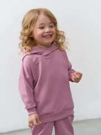 Худи облегченное "Орхидея" с вышивкой