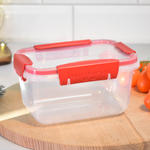 Контейнер 0,75л герметичный "Butterfly bright" (красный)