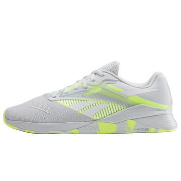 Кроссовки для кроссовок Reebok Nano X4, низкие, серо-зеленые, унисекс