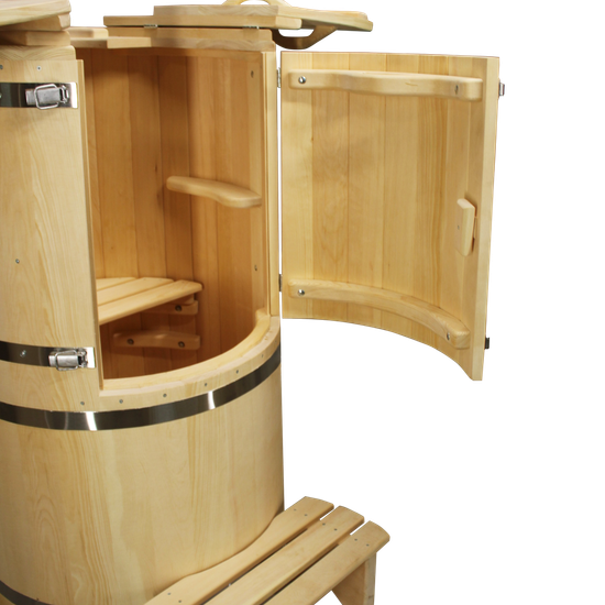 Комплект "КРУГЛЫЙ СТАНДАРТ" (кедровая бочка с парогенератором)