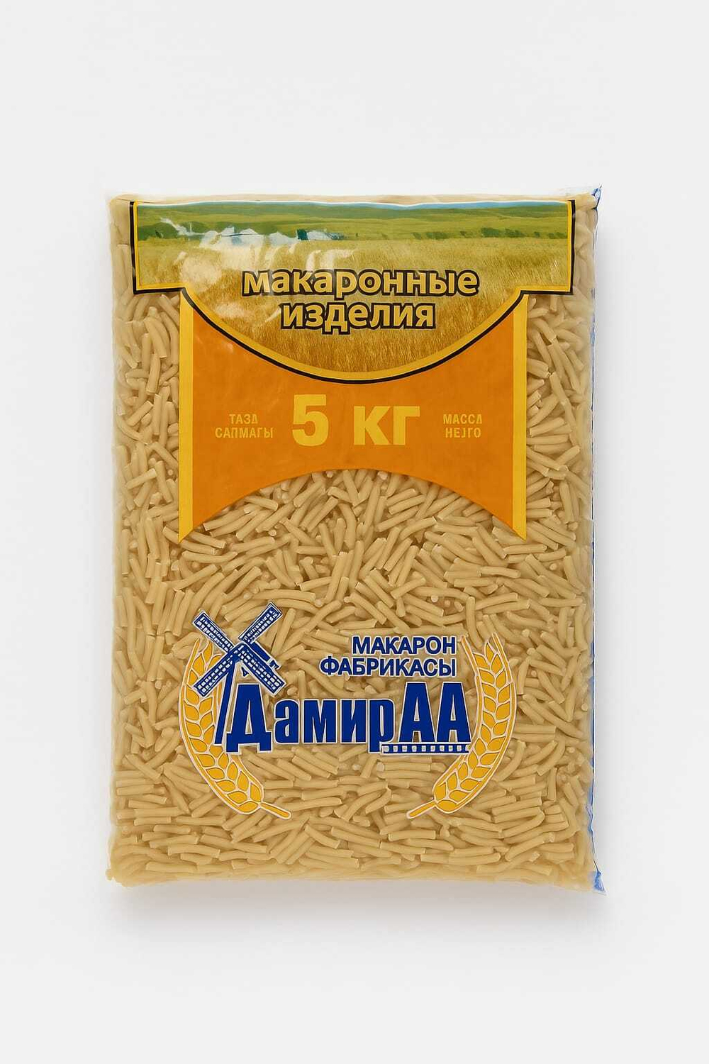 Макароны Дамир АА соломка 5 кг