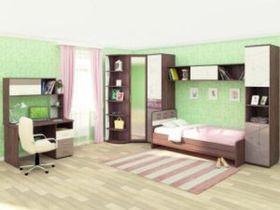 Мебель для молодёжной (подростковой) комнаты Розали