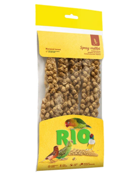 Рио лакомство для всех видов птиц Сенегальское просо в колосьях 100 гр.