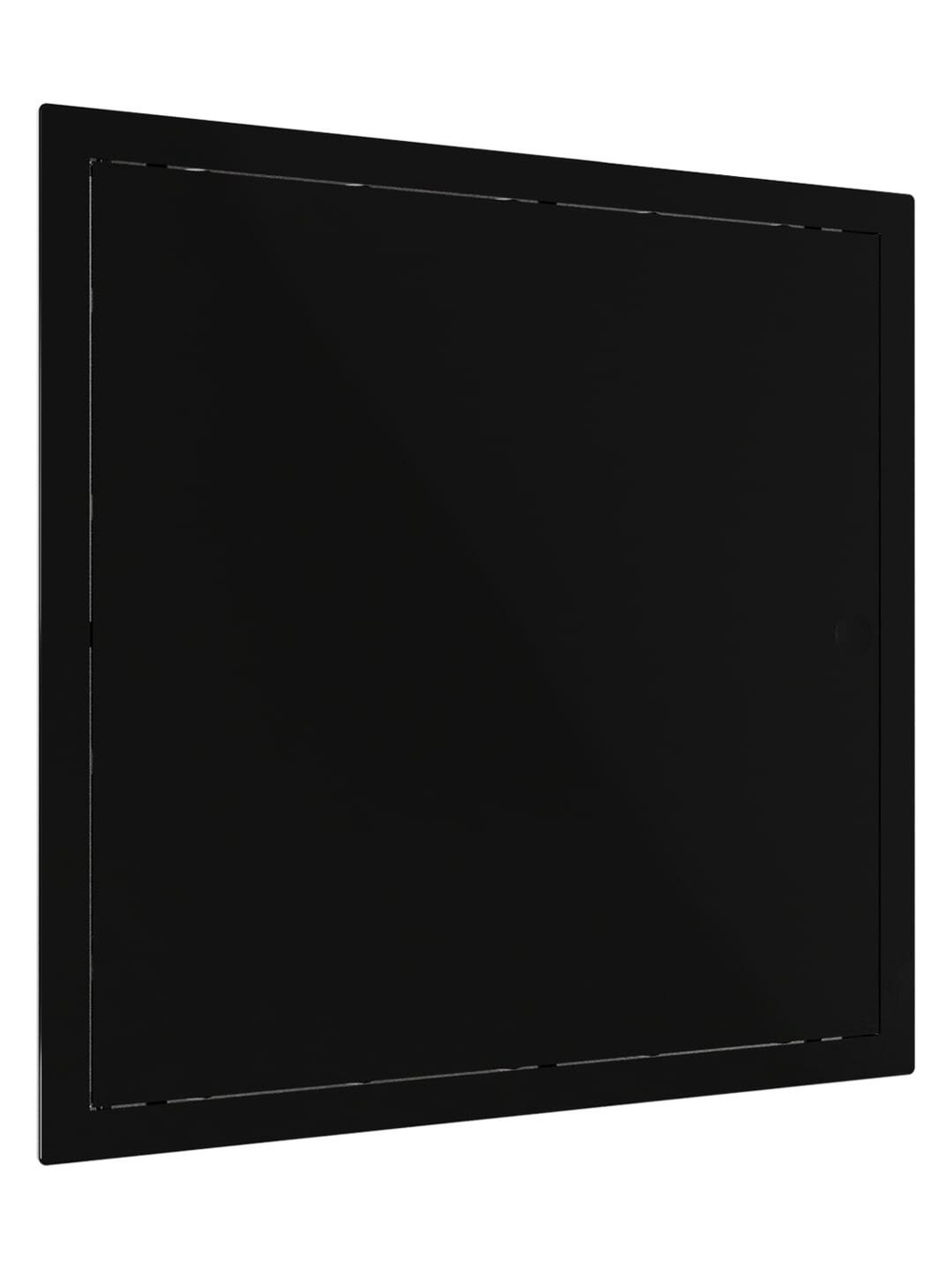 Люк ревизионный LN фланец 300х300 нажимной 327х327 пластик Black EVECS