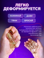Антистресс игрушка Таба сквиш лапка липкая прозрачная