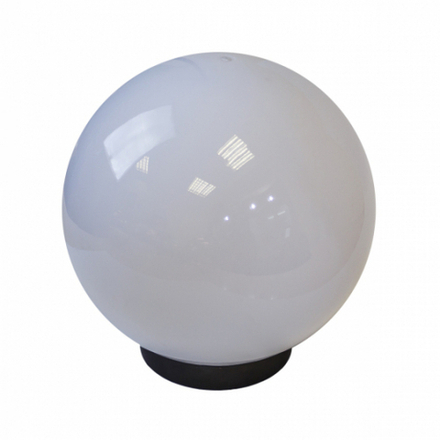 Садово-парковый светильник ЭРА НТУ 01-100-351 шар опаловый на опору / кронштейн IP44 Е27 max100Вт d350mm