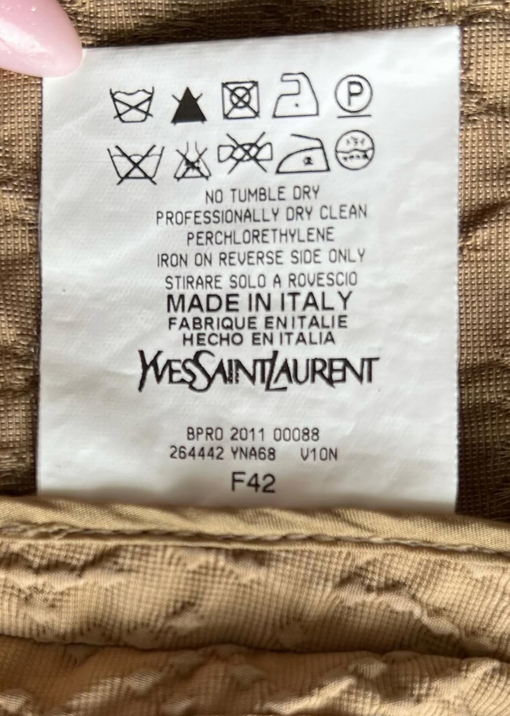 Жилет Yves Saint Laurent