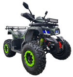 Квадроцикл Motax GRIZLIK T200 LUX черно-зеленый камуфляж