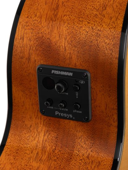 Электроакустическая бас-гитара Cort AB850F-NAT-BAG Acoustic Bass Series
