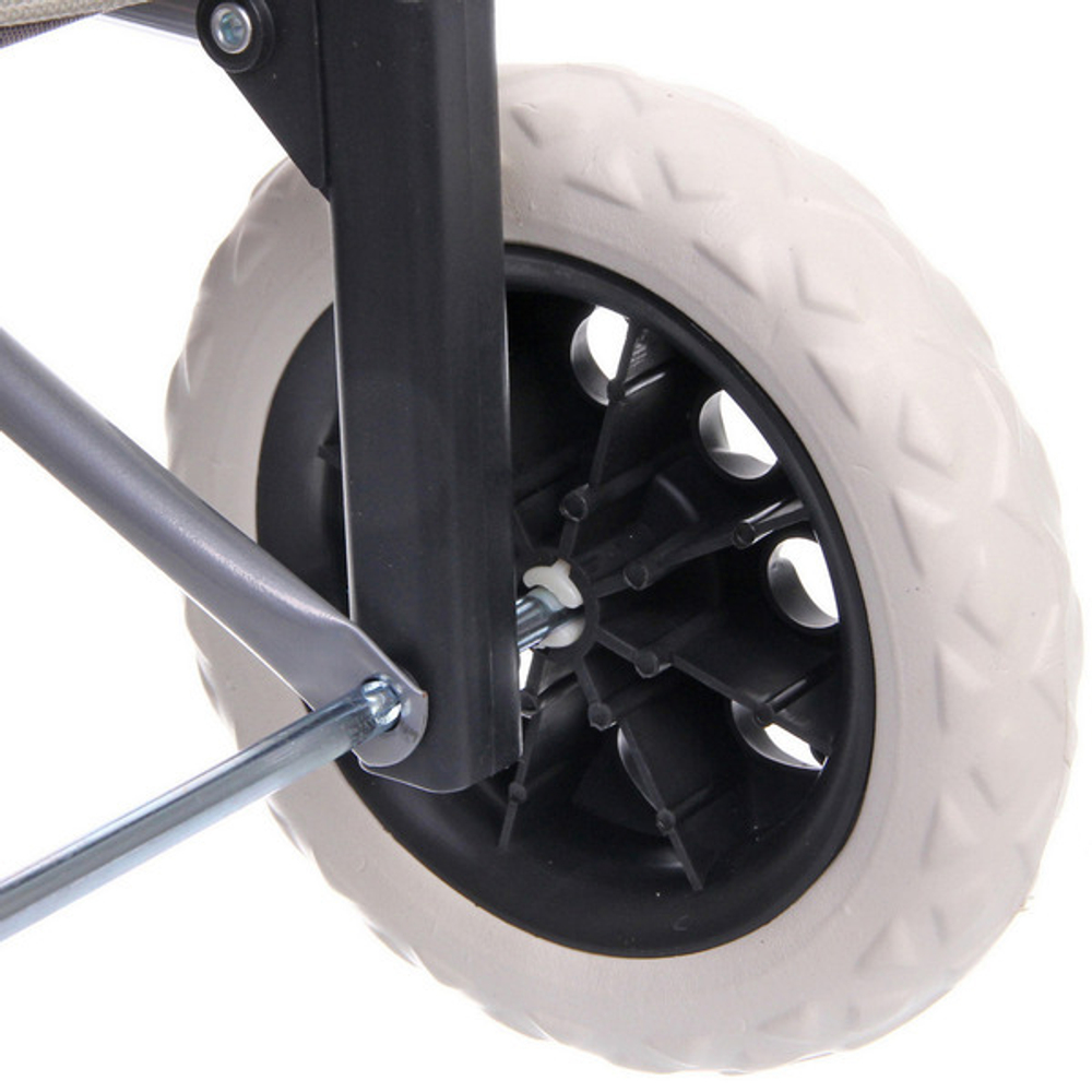 Тележка хозяйственная с сумкой (93*33*26см, колеса 16см,грузоподъемность до 30 кг.) зеленая SYD-016