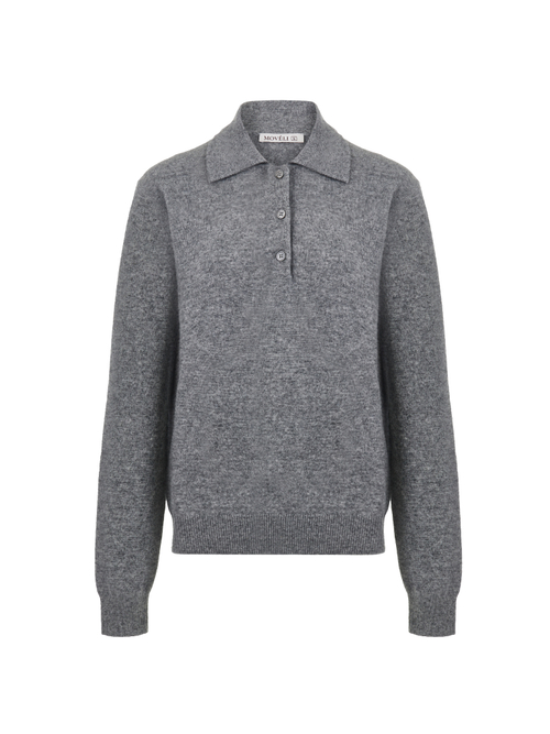 Поло серого цвета