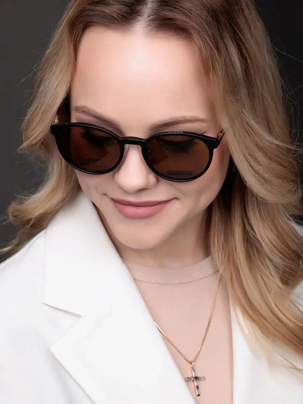 Оправа для очков с солнцезащитной накладкой 4в1