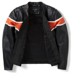 Куртка Trenton Riding black/orange Harley-Davidson (кожа)