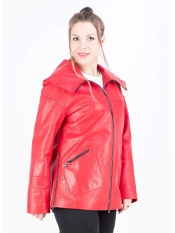 Куртка женская кожаная большие размеры