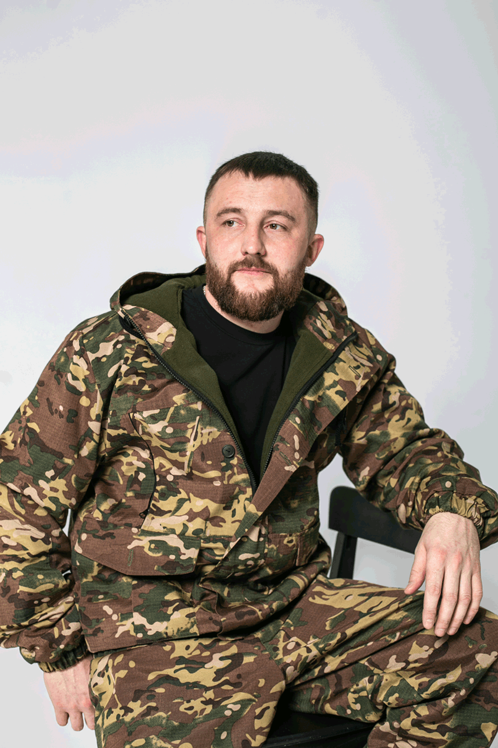 Костюм демисезонный на флисе камуфляжный «ОСЕНЬ-1» (Горка) Мультикам