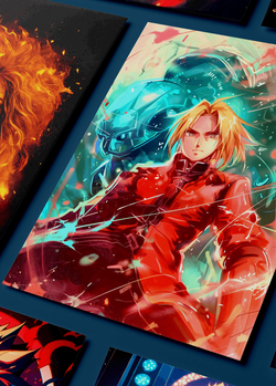 Картина на стену на металле от MetallSubArt "Стальной Алхимик"