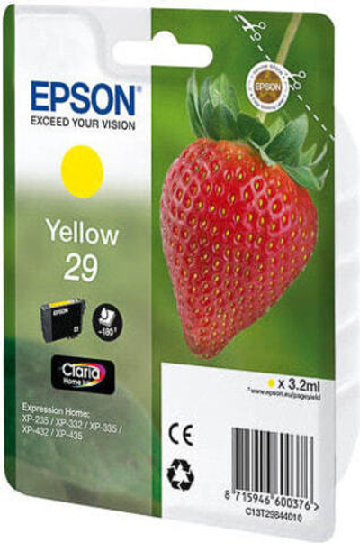 Epson Strawberry 29 Y Подлинный Желтый 1 шт C13T29844010
