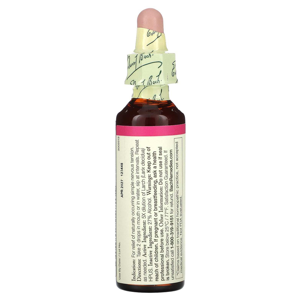 Bach, Original Flower Remedies, лиственница, 20 мл (0,7 жидк. унц.)