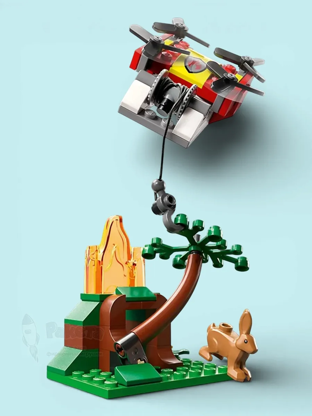 Лего Сити Город Машина пожарного расчета 60374