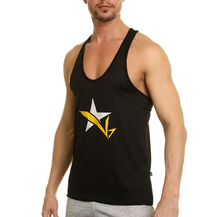 Мужская майка черная Van Baam VB0602