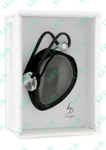 Черное иброяичко с кристаллом Swarovski EggXitting, 3.8 см