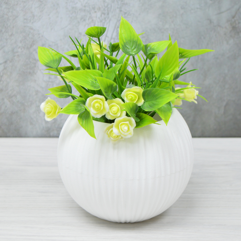 Кашпо Сфера Мини 0,3л, белый