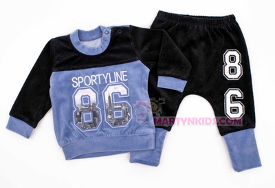 костюм  велюр "86 город " 3796