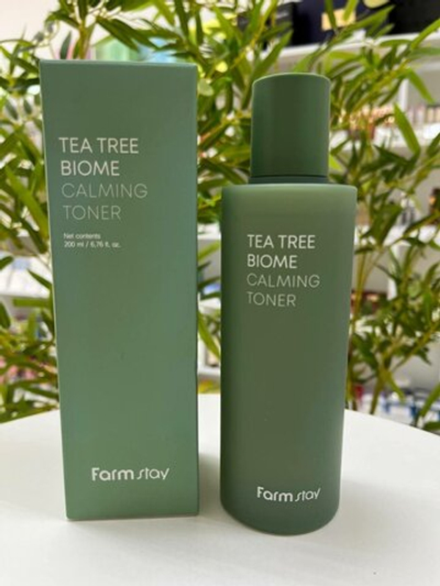 Успокаивающий тоник с экстрактом чайного дерева Farm Stay Tea Tree Biome Calming Toner 200 мл.