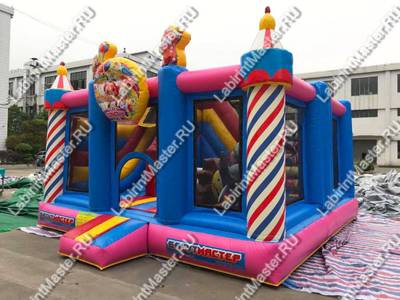Надувной батут "Яркий цирк" 5*5*3м