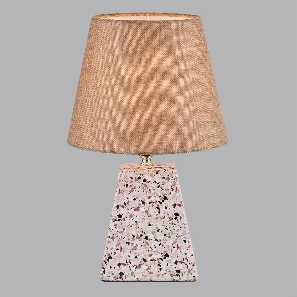 8142/1T MODERNI LN25 000 бежевый/коричневый, керамика/текстиль Настольная лампа Е27 1*60W 220V TERAZIO