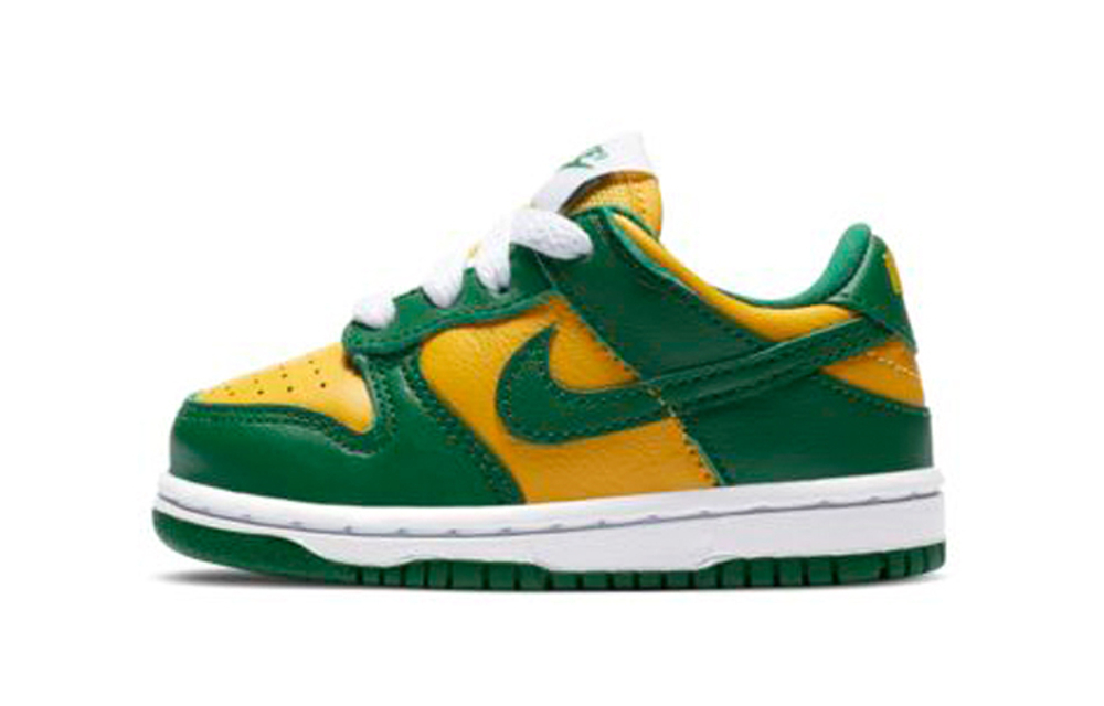 Baby Nike Dunk Low SP Brazil Brazil low-top sneakers yellow green