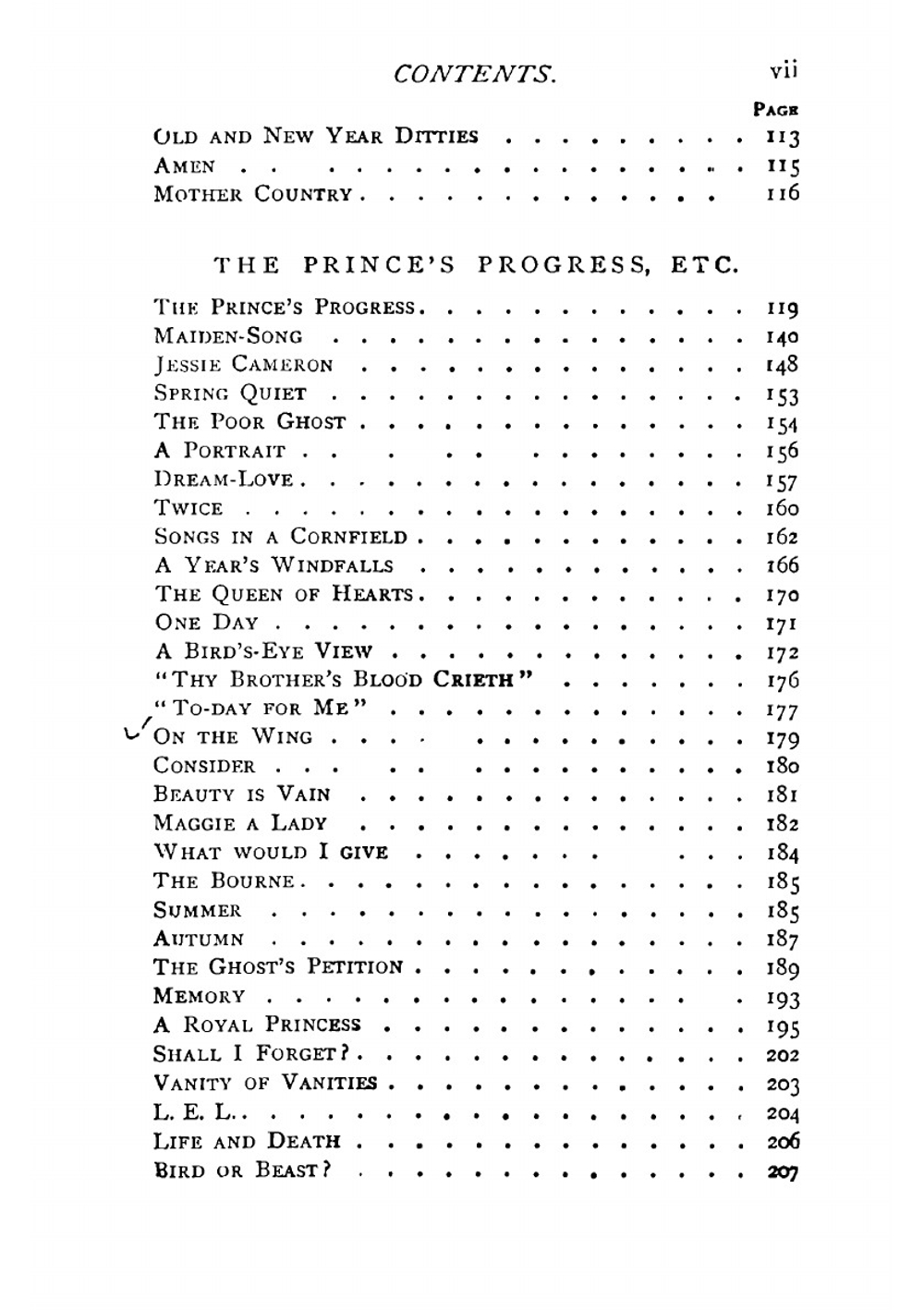 Poems | Rossetti Christina Georgina