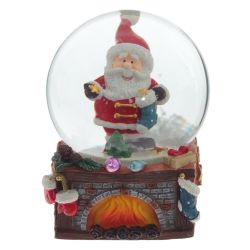 GAEM Фигурка декор в стекл шаре "Дед Мороз", D6 см, L6 W6 H8 см, 2в.