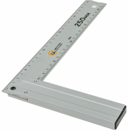 Угольник алюминиевый Центроинструмент 0425, 250 мм