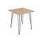 21ELEGANT.007 Стол обеденный квадратный ELEGANT (700*700*731)
