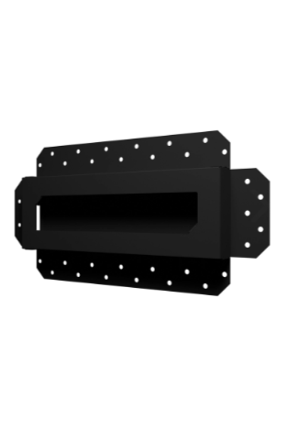 Решетка вентиляционная SGR 250x100 окраш.сталь Matt black ERA