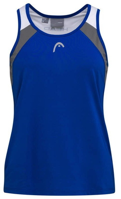 Футболка для девочки теннисная Head Club 22 Tank Top G - небесный