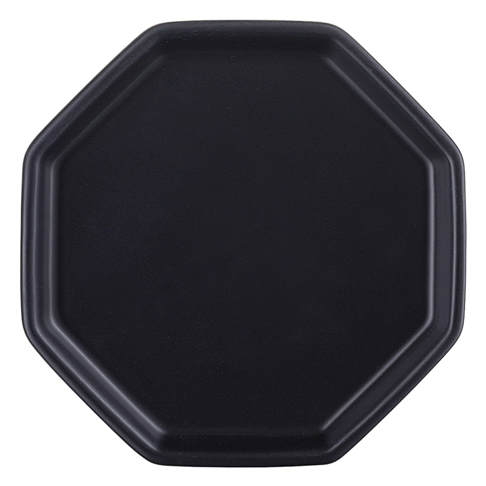 Горшок цветочный Liberty Jones Rhombus матовый черный 13х12,5х13,5см