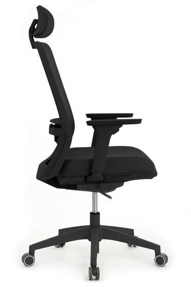 Кресло Ворк W-218C BLACK Черный